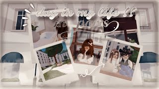 🌻 day in my life   in paris  • 📻 •  café  park  ☕️  berry avenue roleplay  • 💭 • [upl. by Haynor]