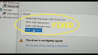 how to install MTK VCOM USB Preloader Drivers [upl. by Haye]