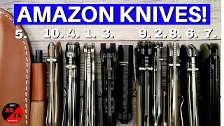 10 KNIVES with SUPER DEALS ON AMAZON [upl. by Niac]