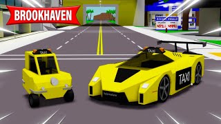 PASAMOS DE TAXI NOOB a SUPER TAXI en BROOKHAVEN 😎🚖 [upl. by Mehitable]