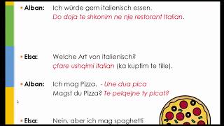 Bisede Gjermanisht  Jam i uritur  Ich habe hunger [upl. by Enehpets941]