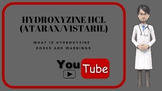 Hydroxyzine hydrochloride hcl  Hydroxyzine for anxiety [upl. by Branch781]