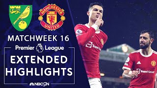 Norwich City v Manchester United  PREMIER LEAGUE HIGHLIGHTS  12112021  NBC Sports [upl. by Gunter]