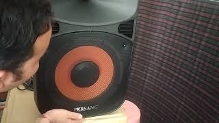 Persang karaoke speaker system model octane9 Max12 MH Unboxing and review video 2021Made in India [upl. by Heymann]