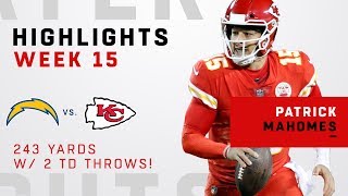 Patrick Mahomes Highlights vs Los Angeles Chargers [upl. by Aitahs111]