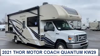 Quick Look 2021 Thor Motor Coach Quantum KW29 Class C Motorhome [upl. by Albie67]