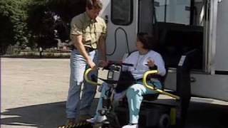 Ricon SSeries Wheelchair Lift Operation  Schetky NW Bus Sales [upl. by Tessy]