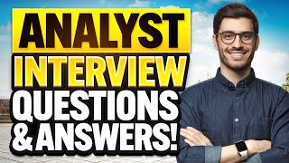 ANALYST Interview Questions amp ANSWERS How to PREPARE for an ANALYST JOB INTERVIEW [upl. by Elia]