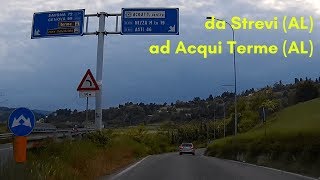 Da Strevi ad Acqui Terme AL  From Strevi to Acqui Terme Alessandria Italy [upl. by Alodie]