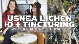 How to Make an Usnea Lichen Tincture with Meg of Flora Wellness  Herbal Foraging [upl. by Noyerb45]