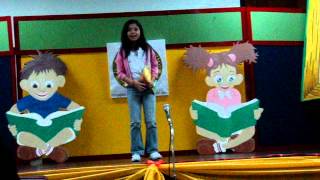 National Library of the Philippines Story Telling WINNER Maria Krischellei quotKRISquot Robles [upl. by Yecram]