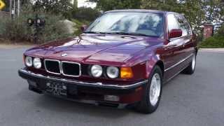 BMW 740IL E32 E38 V8 750IL 740i 1 Owner 52000 Original mile 1 Owner Car Guy [upl. by Auqinihs]