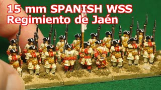 15 mm Regimiento de Jaén  Lancer Miniatures French WSS infantry [upl. by Gaby]