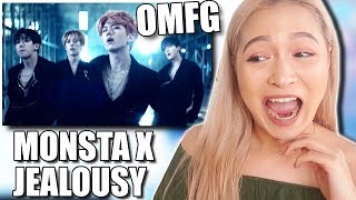 MONSTA X 몬스타엑스 JEALOUSY MV REACTION [upl. by Halihs]