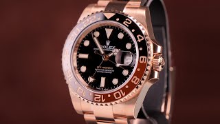 Rolex GMTMaster II Everose Gold Root Beer 126715CHNR  Should a sports watch be made in rose gold [upl. by Haynes]