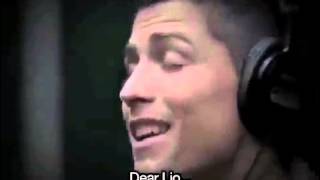 Cristiano Ronaldo sings Lionel Messi a song Ballon [upl. by Avie]