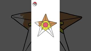 How to Draw Staryu  Pokemon shorts [upl. by Nylyoj897]