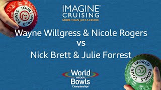 World Indoor Bowls Championship 2024 WWillgress amp NRogers vs NBrett amp JForrest  Day 9 Match 3 [upl. by Nnahoj634]