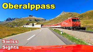 Oberalppass Wonderful Drive to Andermatt Switzerland 4K [upl. by Adeehsar]