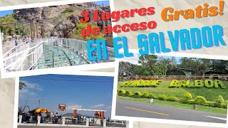 3 Lugares de acceso GRATIS en El Salvador salvadoreño parques turismo mipais naturaleza altura [upl. by Cornish276]