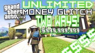 EASIEST GTA 5 MONEY GLITCH TWO WAYS STORY MODE Xbox One amp PS4 [upl. by Rambort]