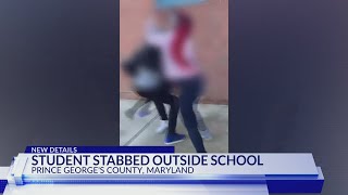 Video of fight that led to stabbing at Accokeek Academy in Prince George’s County [upl. by Surbeck]