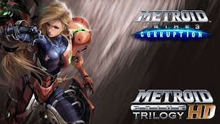 Metroid Prime 3 Corruption HD  MP Trilogy Wii  100  All Upgrades  All Scans Veteran Mode [upl. by Penhall]