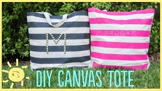 DIY  Canvas Tote [upl. by Hanna]