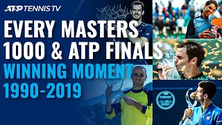 30 Years of Tennis History Every Masters 1000 amp ATP Finals Championship Point 19902019 [upl. by Ellett]