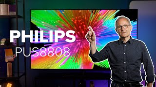 Philips PUS8808 Google macht den neuen AmbilightFernseher besser [upl. by Llenrod]