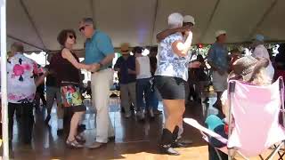 Zydeco dancing at Gator By the Bay 2014 [upl. by Idnak92]