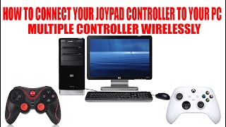 HOW TO CONNECT YOUR JOYPAD CONTROLLER GEN GAME S5 XBOX CONTROLLER WIRELESSLY VIA BLUETOOTH TO PC [upl. by Adyl459]