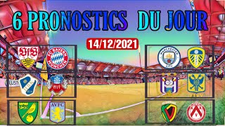 PRONOSTICS FOOT  MES 6 PRONOSTICS DU JOUR  14122021 [upl. by Seltzer]