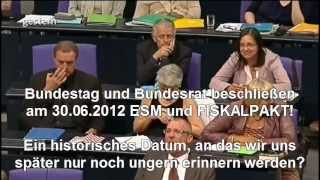 ESM beschlossen  die letzten Tage des EURO  EuroKrise 2012 Schuldenkrise Fiskalpakt Inflation [upl. by Morrell]