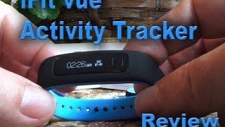 iFit Vue Wireless Activity Fitness Wrist Band Tracker Review [upl. by Petronia]