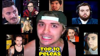 TOP 10 MEJORES PELEAS DE DALAS REVIEW 2 Coscu Ibai Ari Gameplays etc [upl. by Nylyoj]