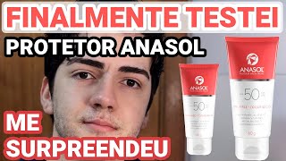 PROTETOR ANASOL FPS 50 TOQUE SECO Protetor Solar Facial [upl. by Ayikan]