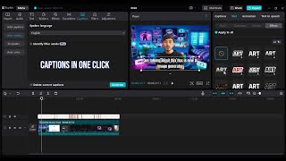 How to add captions and create motion tracking in CapCut [upl. by Pebrook]
