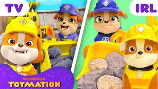 Rubble Builds a DAM 🚜  Rubble amp Crew Toys  Toymation [upl. by Holladay]