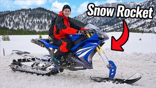 1000cc Crotch Rocket Snowbike [upl. by Hana]