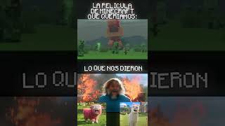 La VERDADERA Pelicula de minecraft  🤑🤑🤑 [upl. by Enirac676]