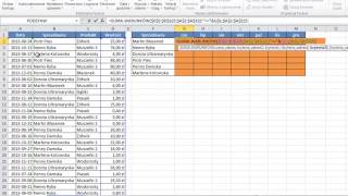 Excel  Sumowanie po zakresie miesiąca na podstawie 1 daty SUMAWARUNKÓW  porada 93 [upl. by Eilojne]