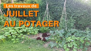 Les travaux de juillet au potager [upl. by Otes776]