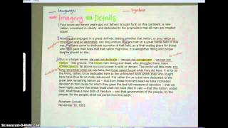 Gettysburg Address Analysis [upl. by Jac]