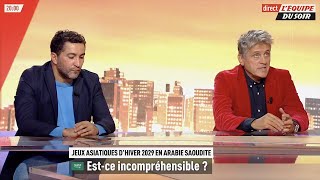 Jeux Olympiques dhiver en Arabie Saoudite  le débat dans lÉquipe du Soir [upl. by Aehsel]