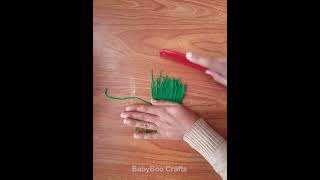 Can you use yarn to make feathers  Macrame leaffeather making [upl. by Sucramad]