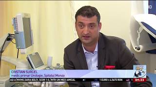 Chirurgie Robotica Dr Cristian Surcel  Spitalul Monza Antena 3 [upl. by Nnylirret324]