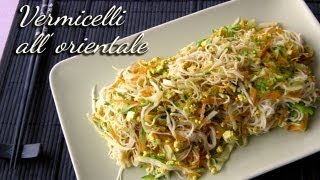 Spaghetti di riso allorientale vermicelli di riso [upl. by Auqenat]