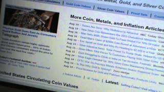 Collecting Silver Coins Melt Value Using Blue book amp Coinflation [upl. by Kcirrad]