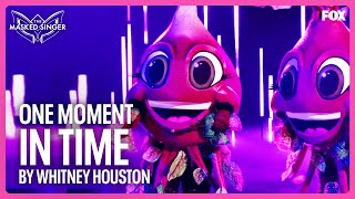 The Beets Perform quotOne Moment In Timequot by Whitney Houston  Season 11  The Masked Singer [upl. by Avera]